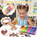 WIVOWI 5800+ Loom Bands Bracelets Making Kit - 24 Colors Premium Quality Rubber Bands Refill Kit for Kids DIY Gift - Buy Online on SooperMarket.com