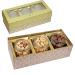 Jaiccha Ghasitaram Dryfruits Hamper- box with 3 Jars of Chocolate Coated Almonds Roasted Cashews and Pistachios |Gift for Diwali Holi Rakhi Valentine Christmas Birthday Anniversary Her Him|