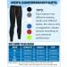 Hicarer 6 Pack Men's Compression Workout Pants - Athletic Leggings for Running and Sports - Multicolor, Large - Buy Online on SooperMarket.com