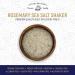 Caravel Gourmet Rosemary Sea Salt Shaker - All Natural 6 Ounce Gourmet Sea Salt - Buy Online on SooperMarket.com