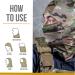 OneTigris Balaclava Face Mask - Full Head Wrap for Men & Women - Cooling Neck Gaiter for Motorcycle, Hiking, Cycling - Large Camo - Buy Online on SooperMarket.com