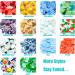 Iridescent Orange Cathedral Mosaic Glass Sheets - 7oz Opaque Glass Tiles for Mosaic Art Crafts - Buy Online on SooperMarket.com