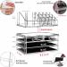 Cq acrylic Clear Makeup Organizer & Storage 4 Drawers - Set of 2 | Cosmetic & Jewelry Display Case for Beauty Skincare Products - Buy Online on SooperMarket.com
