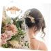 FOYTOKI Hair Comb for Women Hair Side Comb for Women Wedding Hair Accessories for Bride Pearl Hair Side Comb Rhinestone Side Comb Decorative Hair Comb Bride Hair Accessories - Buy Online on SooperMarket.com