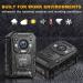 CammPro 1440P Police Body Camera 128G Memory | Body Worn Camera with Audio Recording, Night Vision, GPS | Law Enforcement - Buy Online on SooperMarket.com