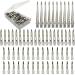 60Pcs Silver Metal Duck Bill Hair Clips for Women - Styling Sectioning, Pin Curl, Alligator Roller Clip Set with Case - Buy Online on SooperMarket.com