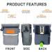 Tripolaco Multifunctional Dog Treat Bag - Spacious Training & Walking Companion with Feces Dispenser - Gray - Buy Online on SooperMarket.com