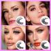 Newcally 20 Pairs D Curl Mink False Eyelashes - Fluffy Natural Look Russian Strip Lashes - Buy Online on SooperMarket.com