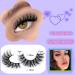 Geeneiya 8D Cat Eye 17mm Mink False Eyelashes - Fluffy Long Lashes for All Eye Shapes - Buy Online on SooperMarket.com