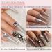 Senvenski Nail Rhinestone Glue Gel Set - 8ml x 2 with Brush & Pen Tip for Nail Art Decorations - Buy Online on SooperMarket.com