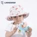 LASSIG Beach Sun Protection Hat for Baby Girls | Adjustable Toddler Kids Hat with Chin Strap | Watermelon 6-12 Months - Buy Online on SooperMarket.com