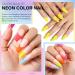 AIMEILI Neon Gel Nail Polish 6 Colours Red Yellow Summer Gel Polish Set UV LED Fluorescent Nail Salon Set Gel Nail Varnish Manicure - Long Lasting & Easy to Apply 10ml - Kit 11 KIT6-11 1.67 ml (Pack of 6) - Buy Online on SooperMarket.com