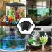 MOZEAT LENS Aquarium Filter Bag - 10 Reusable High Flow Zipper Bags for Activated Carbon & Bio-Ball - Black Network Filter Bags for Optimal Water Filtration - Buy Online on SooperMarket.com