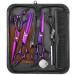 Wenshall Hairdressing Barber Hair Scissor for Professional Hairdressers Barbers Stainless Steel Hair Cutting Shears - for Salon Barbers Men Women Children and Adults (6.5" Purple)