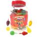 Fusion Select Jelly Fruit Snack Tik Tok Challenge Hit or Miss - Fruit-Shaped Jelly- Assorted Flavors Strawberry Orange Apple Pineapple Grape Mango (Jar)