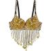 YOOJOO Women Tribal Sequin Belly Dance Bra Top with Beaded Fringe - Black - Buy Online on SooperMarket.com