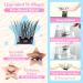 CALAILIS Self Adhesive Eyelashes - 72 Pcs D Curl Press-On Lash Clusters No Glue Needed Reusable DIY Kit with Tweezers for Beginners - ZN23 - Buy Online on SooperMarket.com