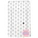 Callowesse Baby Changing Mat 79x47cm. Waterproof Wipe Clean Raised Edges Portable and Foldable One Black Sheep Design Lovely Sheep