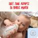 NUK First Choice+ Latex Baby Bottle Teat 6-18 Months - Large Feed Hole Anti-Colic, 2-Pack Yellow - Buy Online on SooperMarket.com