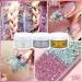 3Pcs Holographic Body Glitter Gel with 3 Makeup Brushes 50ml Mermaid Sequins Sparkling Liquid Eyeshadow Sequins Glitter for Face Body Eye Hair DIY Art Festival Party Makeup Decoration - Buy Online on SooperMarket.com