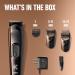 King C. Gillette Cordless Beard Trimmer Kit for Men - Lifetime Sharp Blades, 3 Combs, UK Plug - Gifts for Men - Buy Online on SooperMarket.com