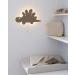 Bo Baby's ONLY Dino Wall Lamp - Battery-Powered Night Light for Baby's Room - FSC Certified Wooden Lamp - 25 000 Hours of Warm Glow - Buy Online on SooperMarket.com