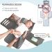 JanYoo Baby Portable Changing Pad with Wipes Pocket - Waterproof Travel Mat in Grey - Buy Online on SooperMarket.com