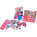 Barbie Townley Girl Makeup Backpack Set - Lip Gloss, Nail Polish, Hair Bow & More for Kids Ages 3+ | Perfect for Parties, Sleepovers & Makeovers - Buy Online on SooperMarket.com