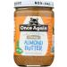 Once Again Natural Creamy Roasted Almond Butter - Unsweetened & Salt-Free - 16 oz - Buy Online on SooperMarket.com