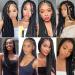 Xusuperb Pre-Stretched Braiding Hair 1B Black - 26 Inch EZ Braids Extensions (6 Packs) | Soft Yaki-Texture Kanekalon Hair for Braiding - Buy Online on SooperMarket.com