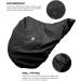 Harrison Howard Premium Waterproof/Breathable Fleece-Lined Saddle Cover - Mars Black Dressage-One Size - Buy Online on SooperMarket.com