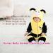 Doladola Unisex Baby Toddler Romper Jumpsuit Hooded Cartoon Sleepsuit 12-18 Months - Bee Design - Buy Online on SooperMarket.com