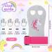 Unicorn Gymnastics Grips Set for Girls Kids - Pink Medium | 5 Pcs Hand Grips, Wristband, Sweatbands, Headband | Athletic Gloves with Drawstring Bags - Ideal Party Favors - Buy Online on SooperMarket.com