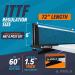 JOOLA Premium 72 Regulation Size Table Tennis Net and Post Set - Portable Spring Clamp, Black - Buy Online on SooperMarket.com