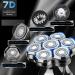 BestMal 6-in-1 Bald Head Shaver for Men - Upgraded 7D Electric Rotary Shaver with LED Display IPX7 Waterproof Wet/Dry Grooming Kit - Buy Online on SooperMarket.com