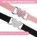 Shop Cobee Bling Heart Cat Neck Band - Adjustable Rhinestone Pet Collar with Bell for Small Cats & Dogs - Pink/Black - Buy Online on SooperMarket.com