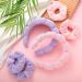 Retrowavy 6 Pcs Spa Headband for Women - Puffy Sponge Terry Cloth Makeup Headband - Skincare Hair Accessories (Pink Purple) - Buy Online on SooperMarket.com