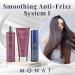 MONAT Smoothing Anti Frizz System | Professional Frizz Control Shampoo Conditioner & Styling Spray for Smooth Frizz-Resistant Hair Worldwide Shipping Available - Buy Online on SooperMarket.com