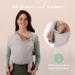 Boba Bliss Hybrid Baby Carrier: 2-in-1 Newborn to Toddler Baby Wrap & Carrier in Grey - Hip-Healthy, No-Tie Design - Soft & Stretchy Sling for Babies 7-35 lbs - Buy Online on SooperMarket.com
