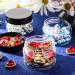 4-Piece 1oz Clear Wide-Mouth Plastic Jars with Leak-Proof Lids - Travel Storage for Beauty Products, Face Creams, Oils, Salves, DIY Slime - Black - Buy Online on SooperMarket.com