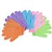 Exfoliating Gloves 10PCS Bath Gloves 5 Pairs, Natural Mitts Gloves for Men and Women Use,Shower Gloves Body Spa Makes Skin Soft and Healthy (AOLANS) 5Pair