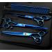 8 inch Purple Dragon 3 in 1 Professional Pet Grooming Thinning Scissors - Upward Curved Shears - Dog Hair Cutting Scissor in Blue - Buy Online on SooperMarket.com