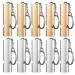 Hezhou 10 pieces of trill pipe signal pipe emergency pipe sports lessons pipe with key ranger coach pipes sports referee whistle trillerfeiste metal emergency pipe aluminum