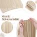 Secret Headband Wire Hair Extensions - Ombre Bleach Blonde 50cm Straight Rubber Band for Women - Buy Online on SooperMarket.com