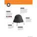 Safco Products 4755BL Runtz Ball Chair - Black Licorice - Anti-Burst Exercise Ball - Active Seating - Buy Online on SooperMarket.com