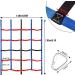 Mont Pleasant Kids Climbing Cargo Net | Ninja Swingset Rope Ladder for Jungle Gyms | Outdoor Obstacle Course Training Net 4.85ft x 6.1ft - Buy Online on SooperMarket.com