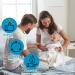 Odor-Tight Diaper Pail Cassettes - 10 Pack 4.5m Disposal Bags for Tommee Tippee Sangenic & Offspring - Navy Blue - Buy Online on SooperMarket.com