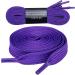 Dark Purple Flat Shoe Laces for Sneakers - 54 inch - 20 Colors Available | 1 Pair - Buy Online on SooperMarket.com