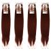 New NEW 60 INCH XPRESSION LAGOS BRAID PRE-PULLED PRE-STRECHED Hair Extension 60 2 In A Pack (Colour 35 Dark Auburn/Mahogany Blonde) Heat Resistant Tangle Free Dark Auburn 1