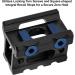3-Slot Slim Picatinny Short Riser Mount - 1 High - Black | 3 Slots - Buy Online on SooperMarket.com